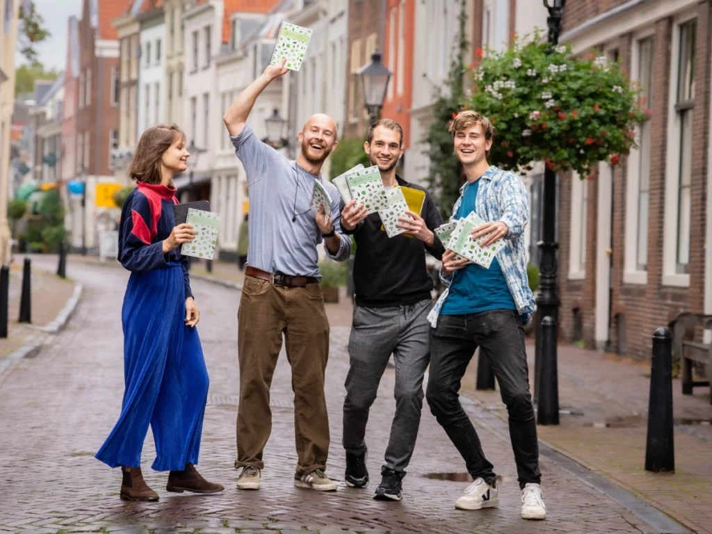 GreenSide Team Picture with Samuel Wagner - Waste Alchemists