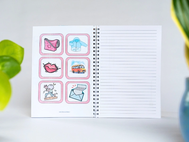 GreenSide showing single-sided printed paper transformed into notebooks | Waste Alchemists