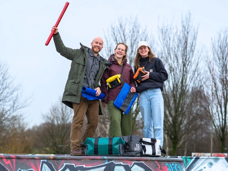 Portrait of the Het Nieuwe Logisch team in their workshop | Waste Alchemists