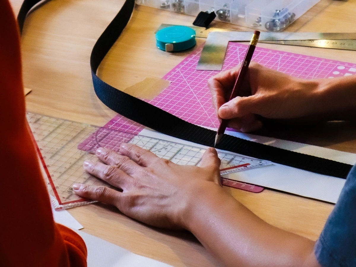 Make your own bag from festival banners by Studio Fiep | Waste Alchemists