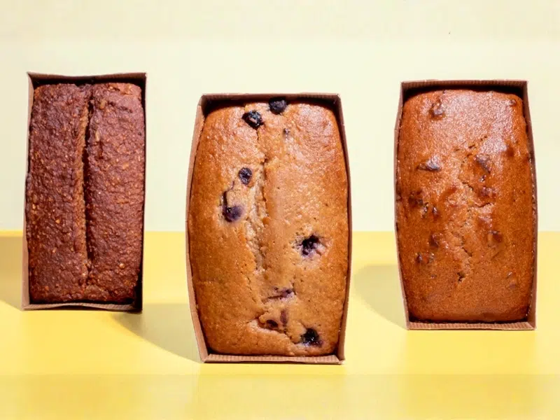 Banana bread made from otherwise wasted bananas by Bakers & Bananas | Waste Alchemists